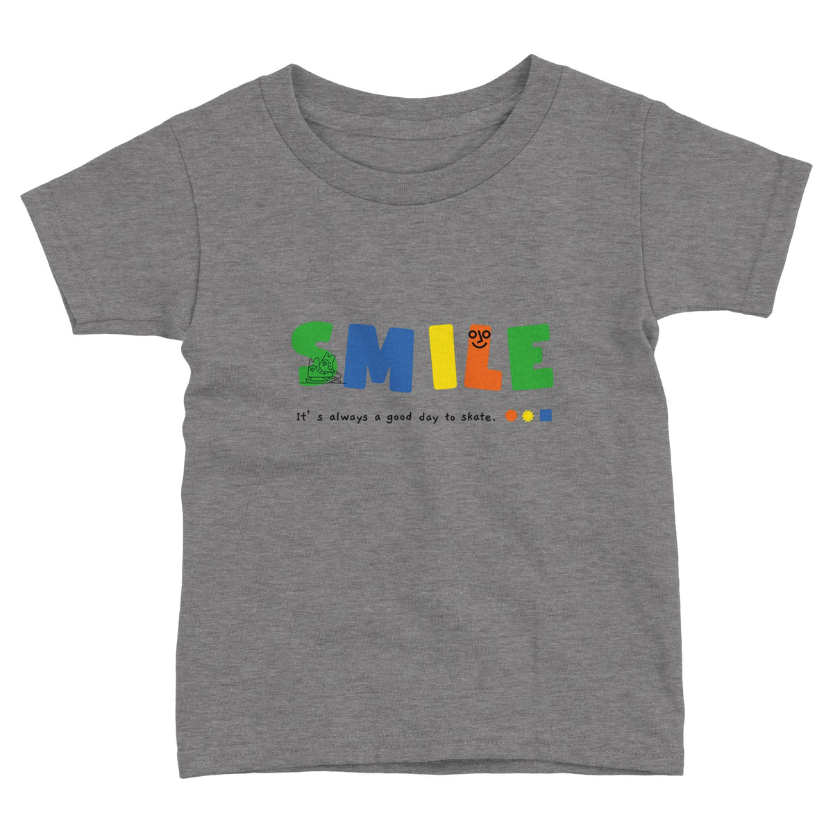 SMILE Toddler Staple T-Shirt | Bella + Canvas 3001T