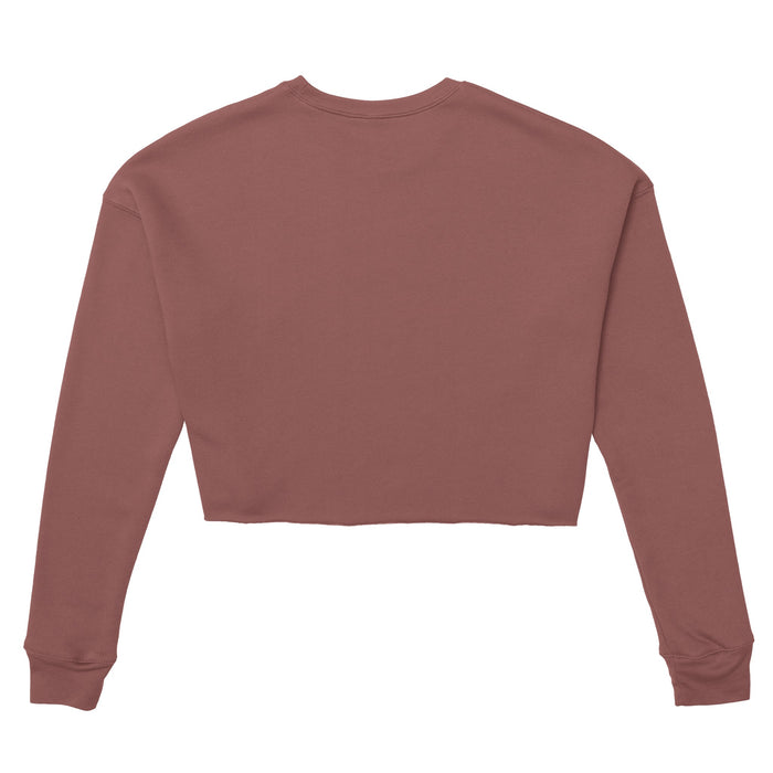 SKIP SLEEP Women's Cropped Sweatshirt | Bella + Canvas 7503