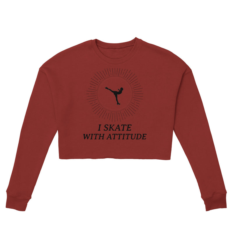 ATTITUDE Women's Cropped Sweatshirt | Bella + Canvas 7503