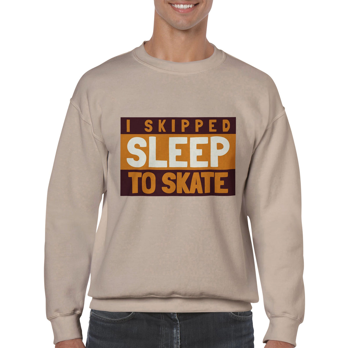 SKIP SLEEP Classic Unisex Crewneck Sweatshirt