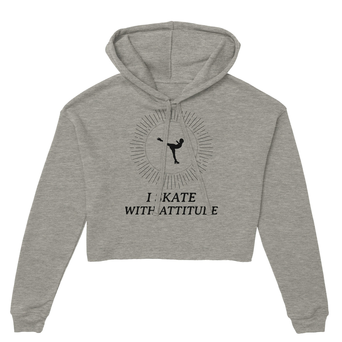 ATTITUDE Women's Cropped Hoodie | Bella + Canvas 7502