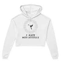 ATTITUDE Women's Cropped Hoodie | Bella + Canvas 7502