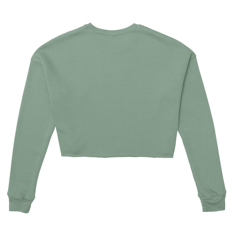 SKIP SLEEP Women's Cropped Sweatshirt | Bella + Canvas 7503