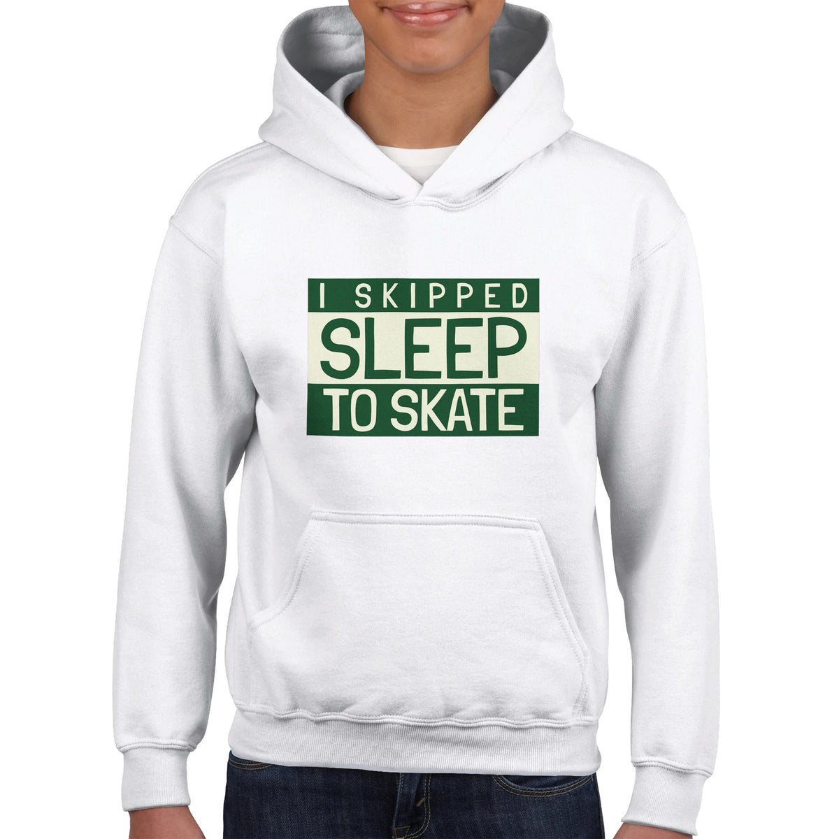 SKIP SLEEP Classic Kids Pullover Hoodie