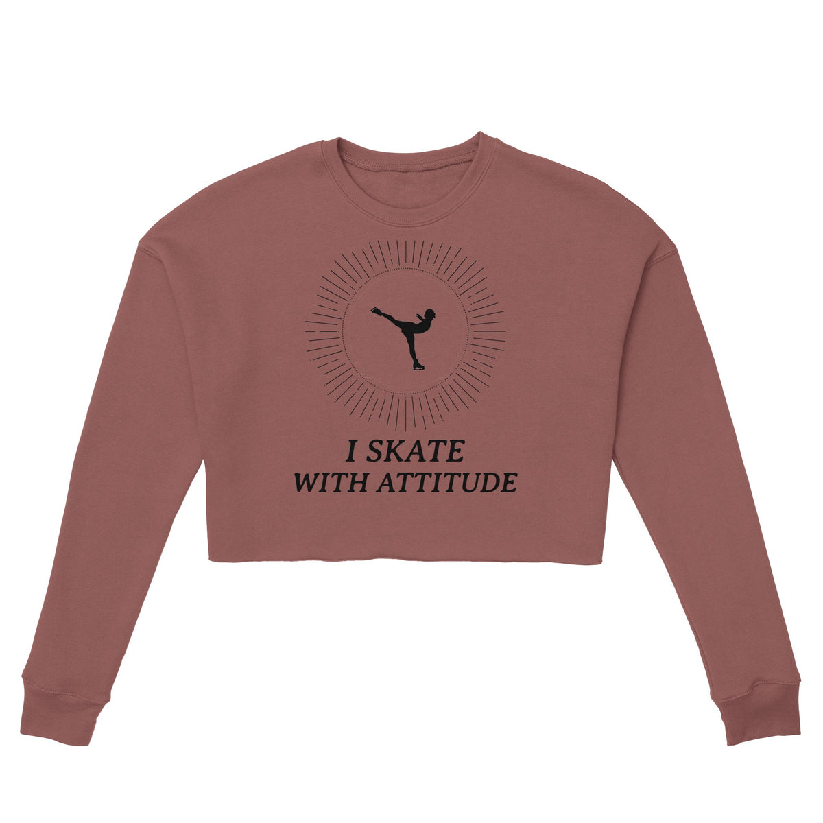 ATTITUDE Women's Cropped Sweatshirt | Bella + Canvas 7503