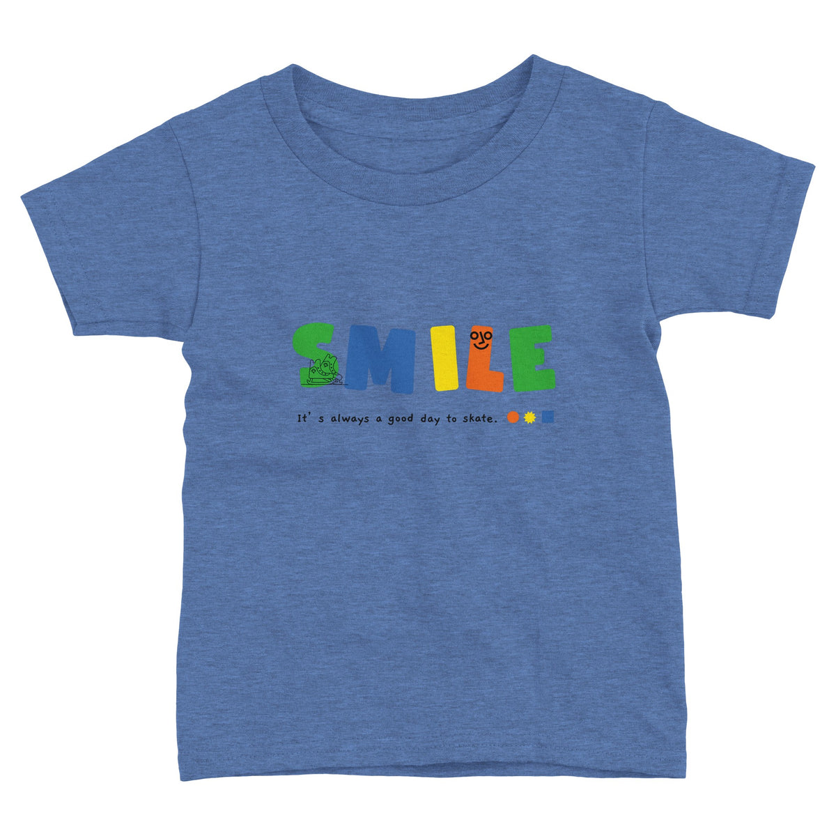 SMILE Toddler Staple T-Shirt | Bella + Canvas 3001T